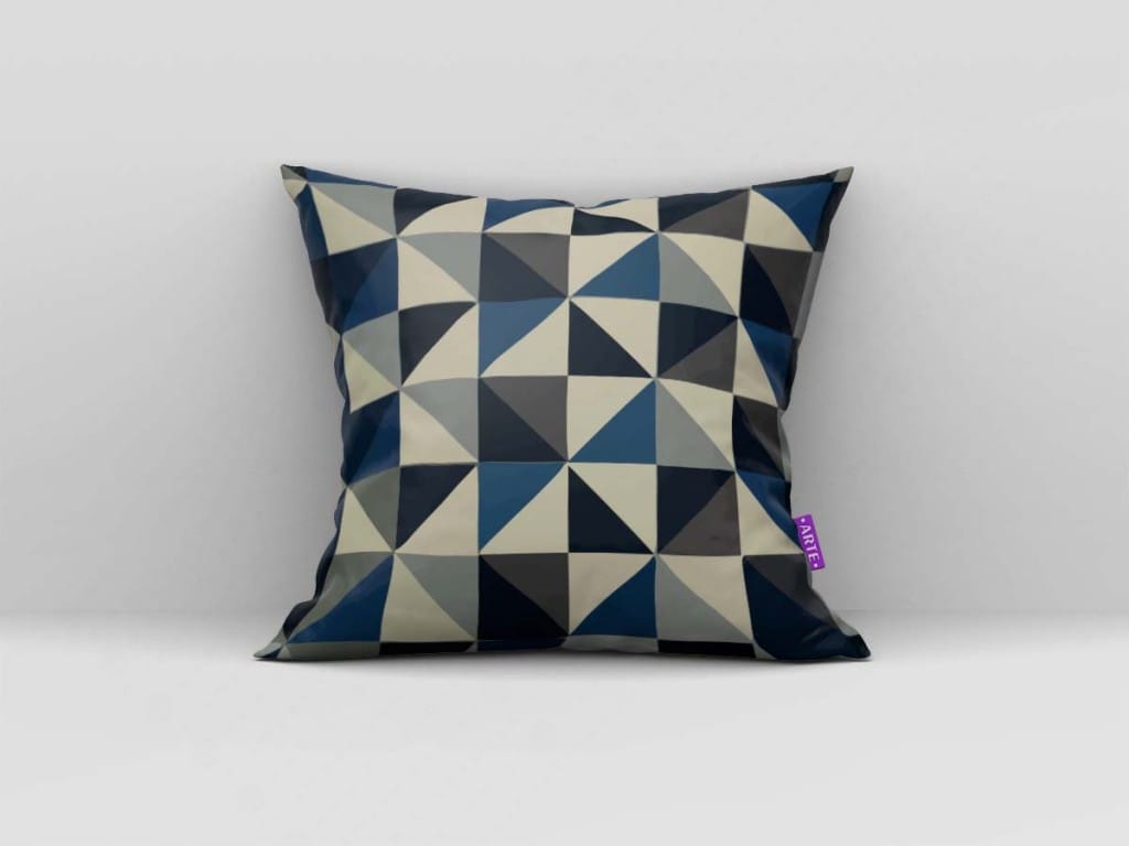 ARTE PARA ALMOFADA - KIT MODERNA GEOMÉTRICAS PRETA-4212