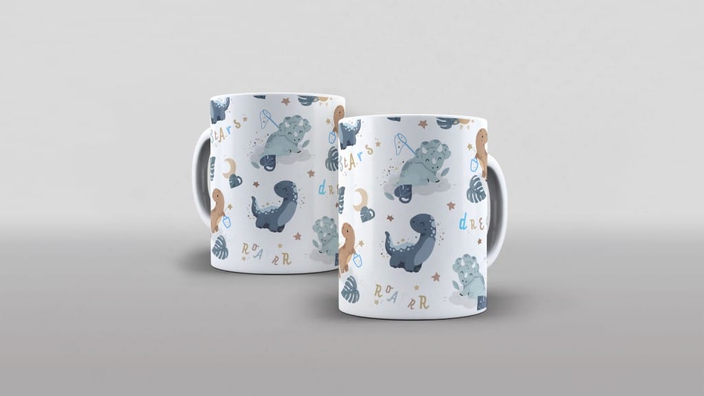 ARTE PARA CANECA - DINOSSAUROS FOFINHOS-4225