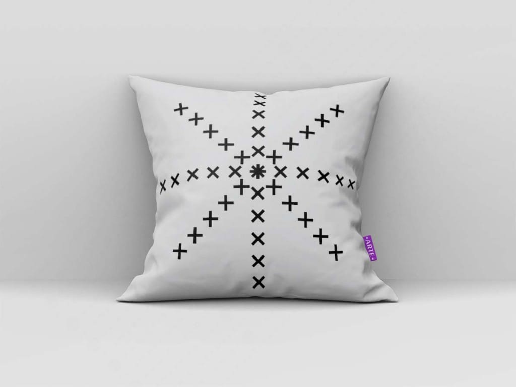 ARTE PARA ALMOFADA - KIT GRATIDÃO GEOMÉTRICAS MODERNA CINZA-4297