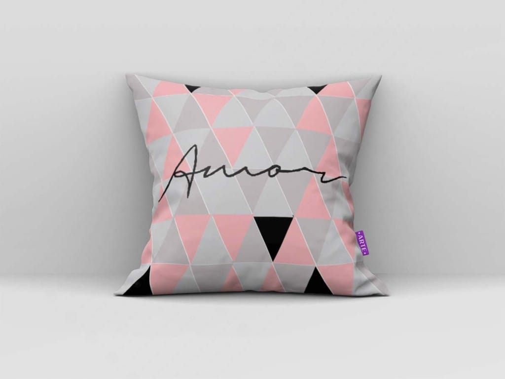 ARTE PARA ALMOFADA AMOR - KIT GRATIDÃO AMOR E FÉ GEOMÉTRICAS-4332