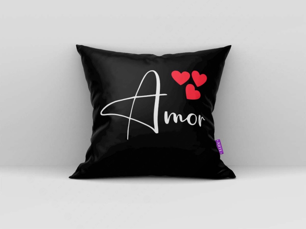 ARTE PARA ALMOFADA AMOR - KIT FAMÍLIA AMOR E FÉ COM CORAÇÕES-4338