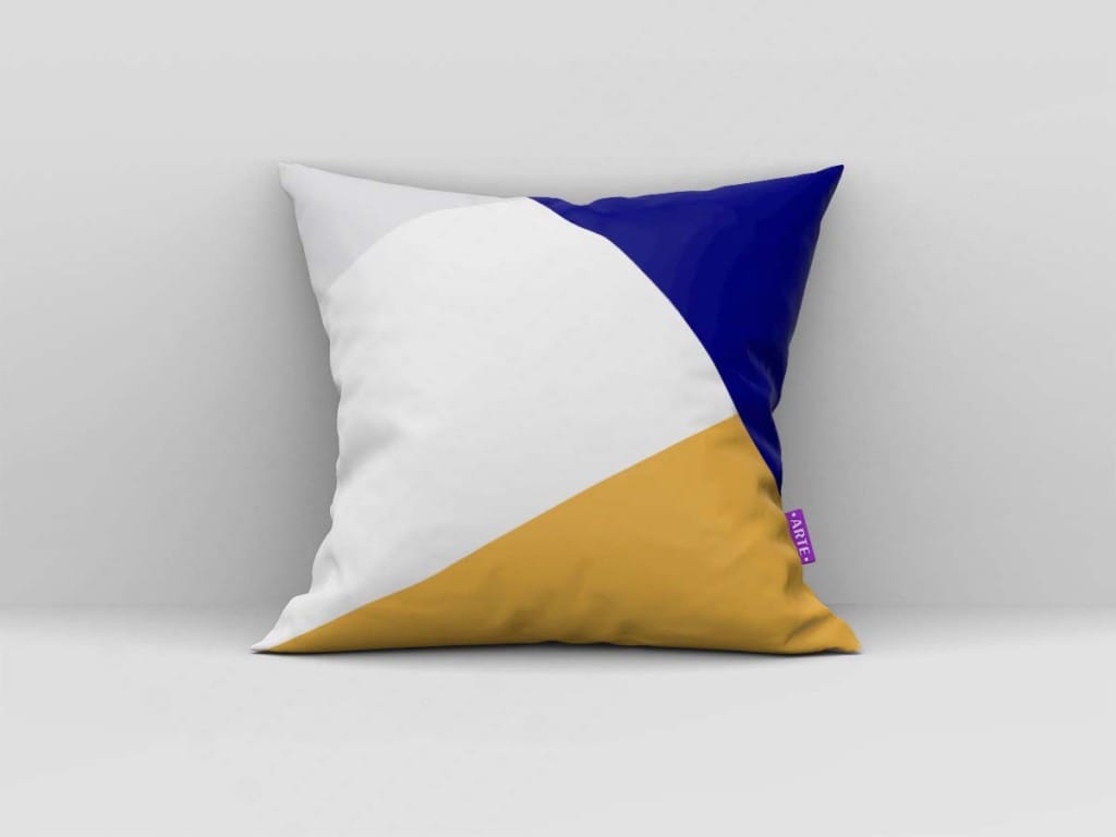 ARTE PARA ALMOFADA - KIT AZUL AMARELO TRIÂNGULOS-4371