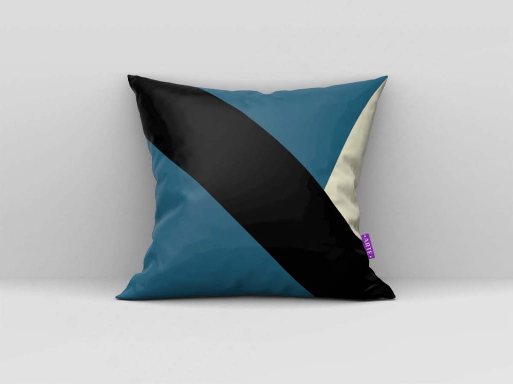 ARTE PARA ALMOFADA - KIT GEOMÉTRICAS VERDE E PRETO-4525