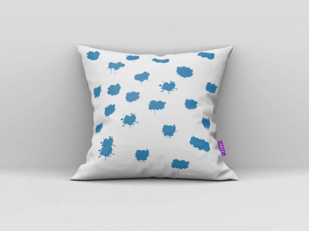 ARTE PARA ALMOFADA - KIT AMAR BLUE MODERNA-4532