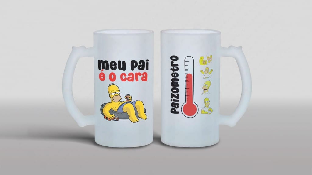 ARTE CANECA DE CHOPE - MEU PAI É O CARA-4561