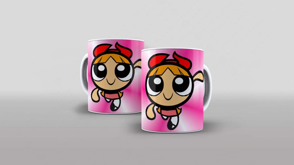 ARTE PARA CANECA FLORZINHA - MENINAS SUPER PODEROSAS-4578