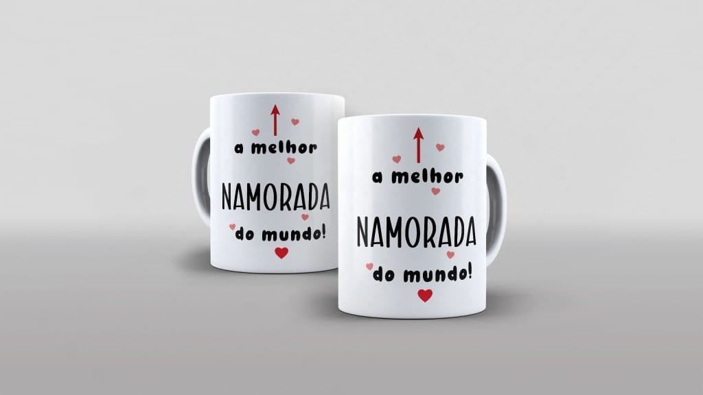 ARTE CANECA - A MELHOR NAMORADA DO MUNDO-4612