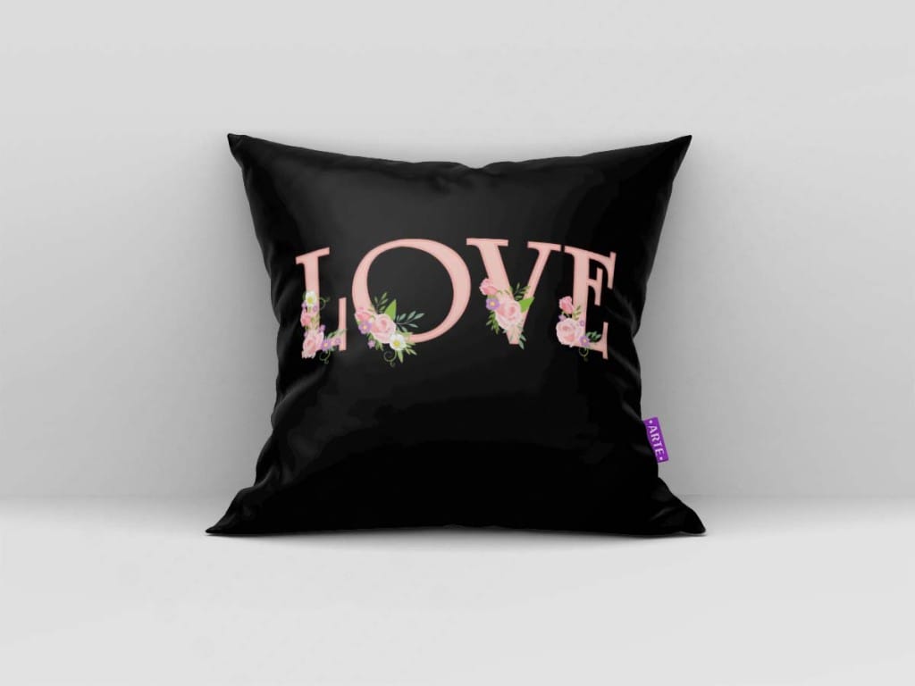 ARTE PARA ALMOFADA - KIT LOVE BLACK-4629