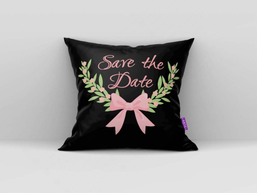 ARTE PARA ALMOFADA SALVE THE DATE - KIT LOVE BLACK-4632
