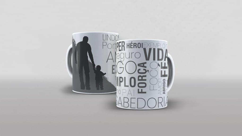 ARTE CANECA - DEFINIÇÕES DO QUE É SER PAI-4650
