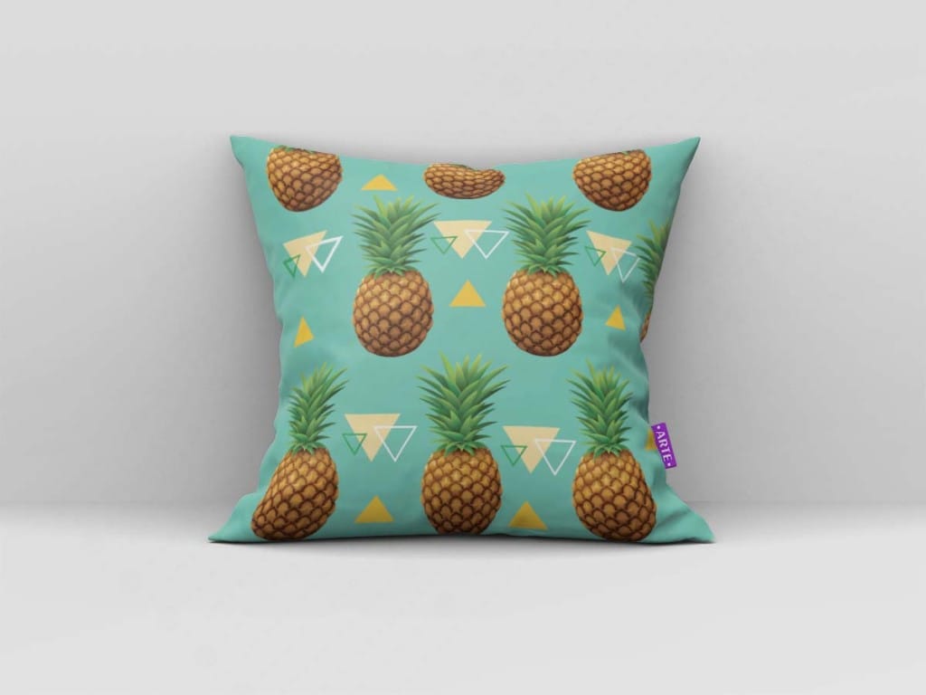 ARTE PARA ALMOFADA - KIT ABACAXI-4671