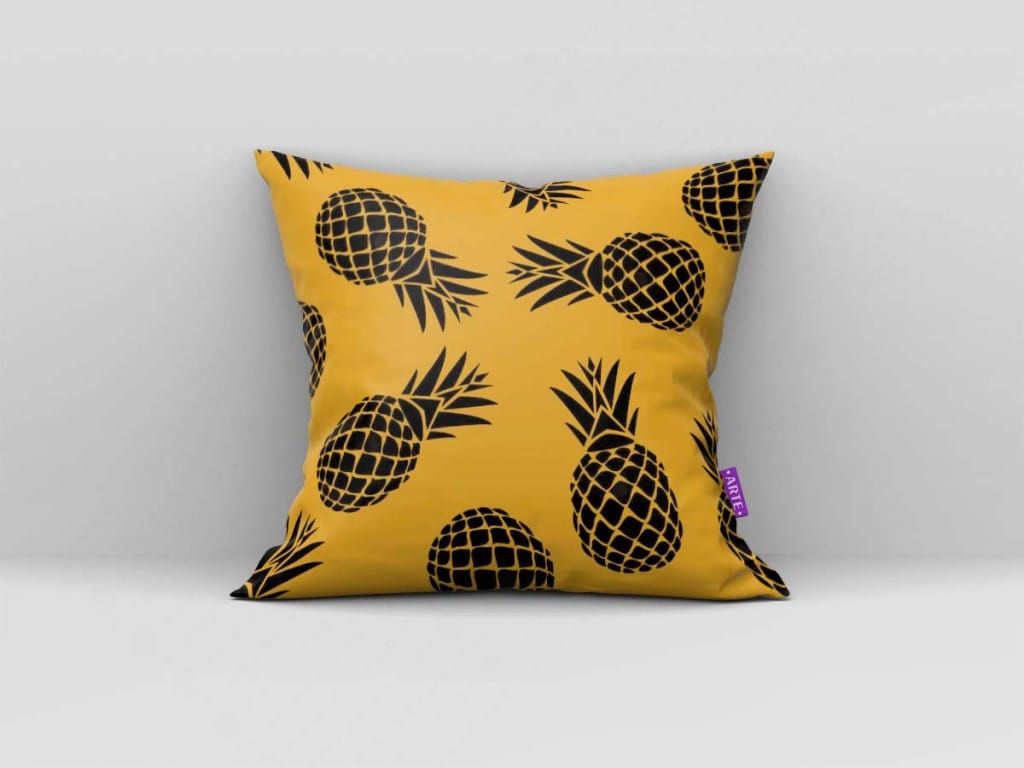 ARTE PARA ALMOFADA - KIT ABACAXI-4672