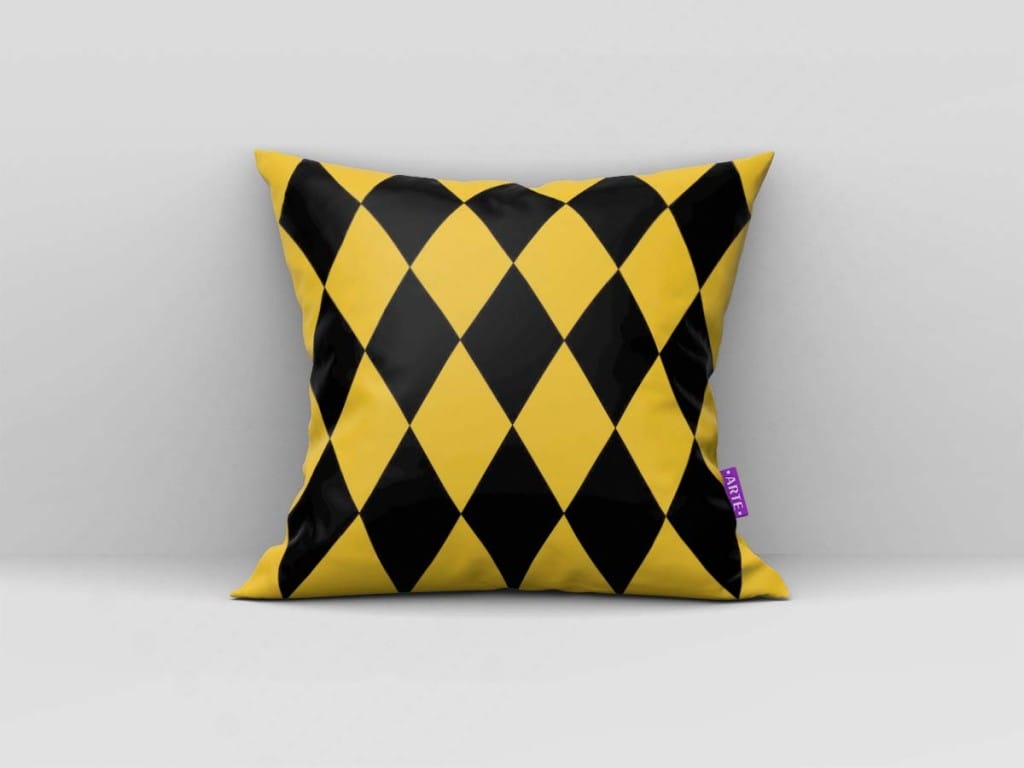 ARTE PARA ALMOFADA DE LOSANGOS - KIT O AMOR MORA AQUI-4673