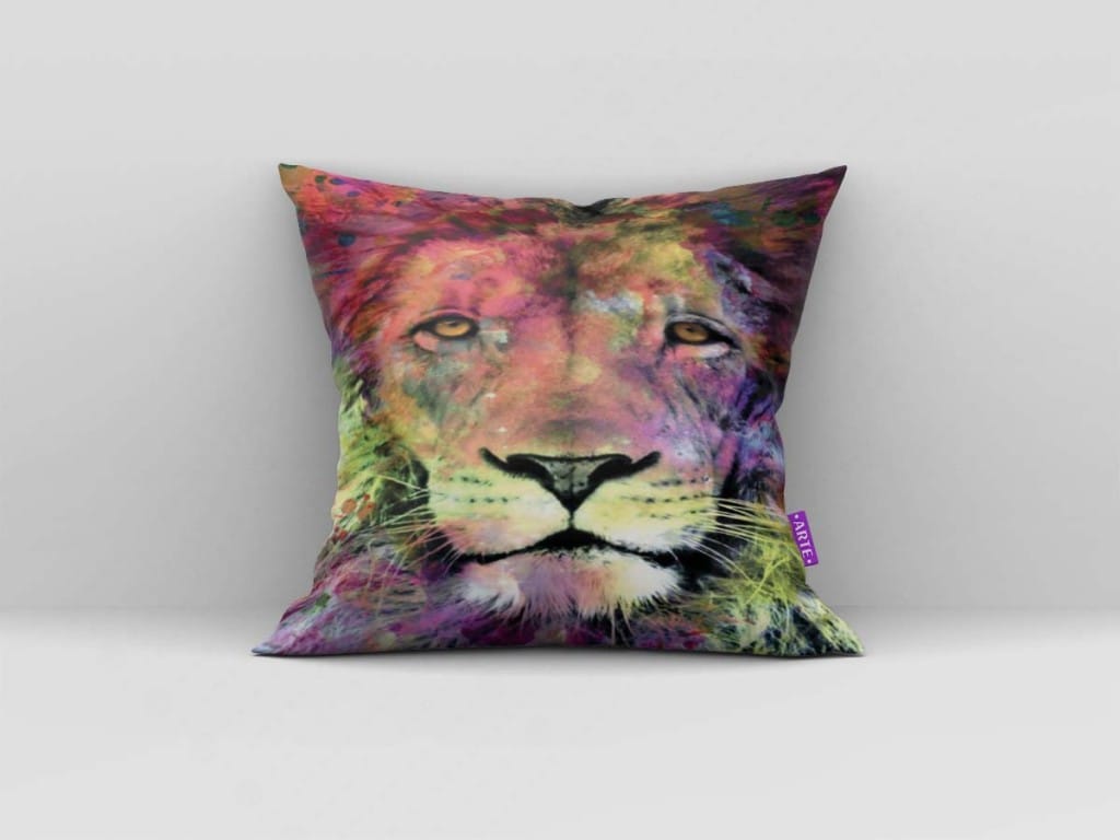 ARTE PARA ALMOFADA - KIT ALMOFADAS LEÕES-4685