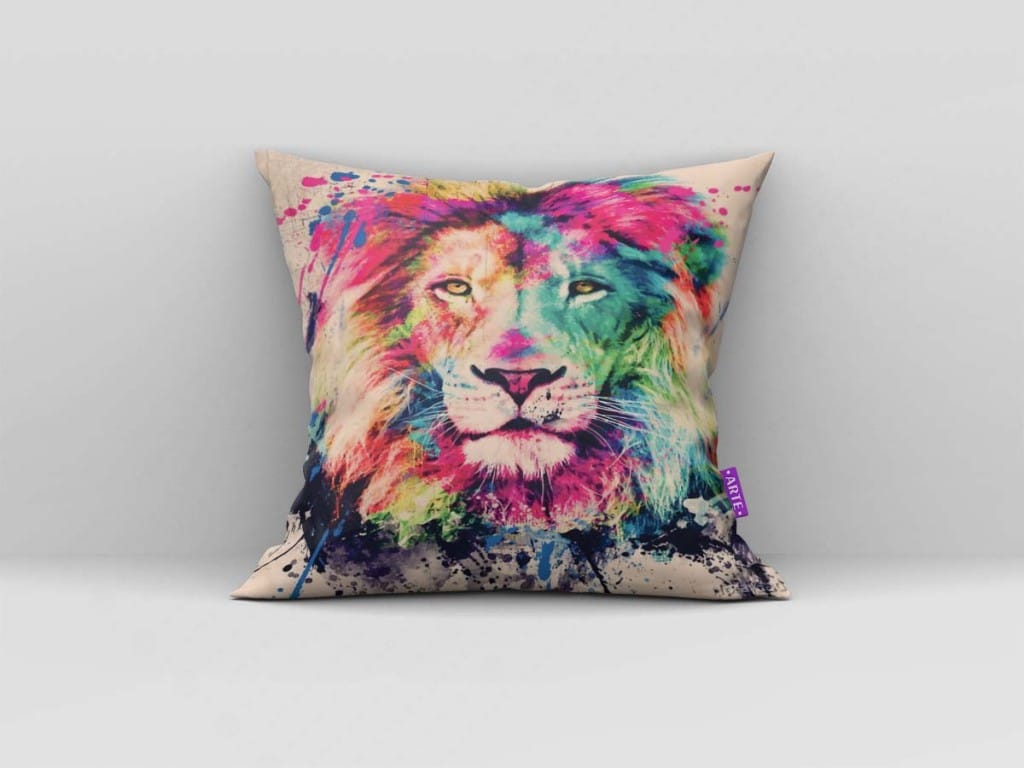 ARTE PARA ALMOFADA - KIT ALMOFADAS LEÕES-4687
