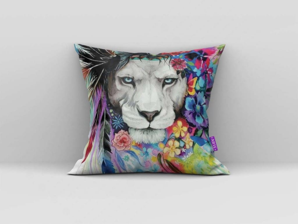 ARTE PARA ALMOFADA - KIT ALMOFADAS LEÕES-4688