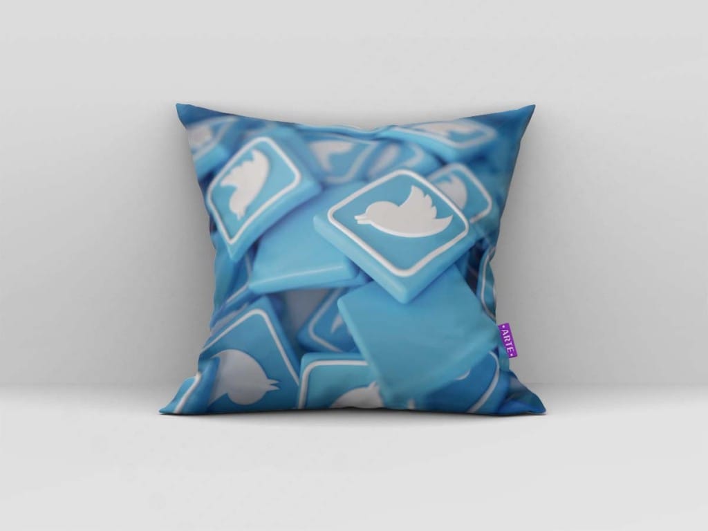 ARTE PARA ALMOFADA DE PILHA DE ÍCONES DO TWITTER - KIT ALMOFADAS REDES SOCIAIS-4700