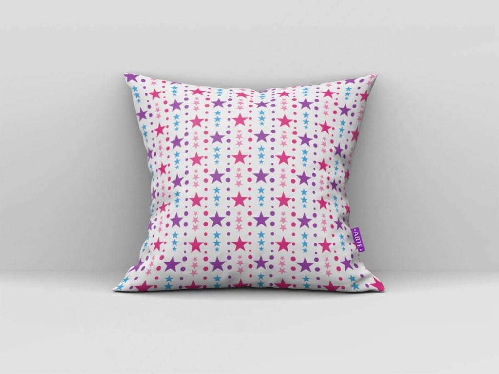 ARTE PARA ALMOFADA DE ESTRELAS COLORIDAS - KIT ABBY CADABBY DIGITAL-4711