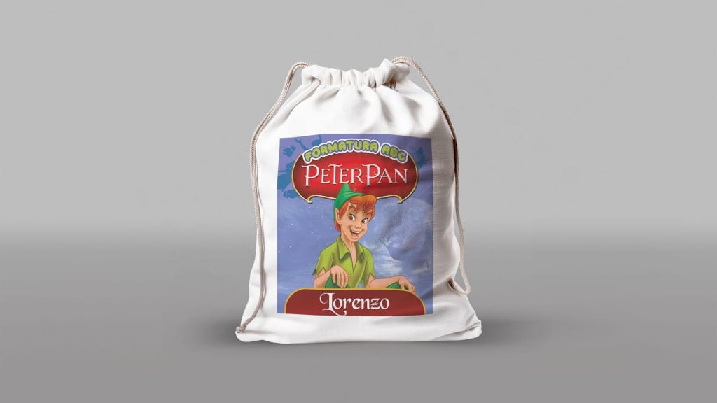 ARTE PARA BOLSA - FORMATURA ABC (TEMA PETER PAN-4744