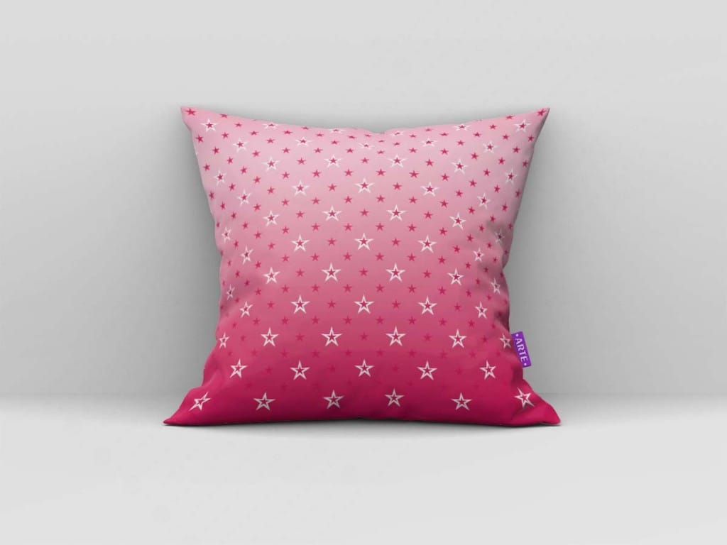 ARTE PARA ALMOFADA DE ESTRELAS DEGRADÊ ROSA E BRANCA - KIT AMERICAN DOLL DIGITAL-4747