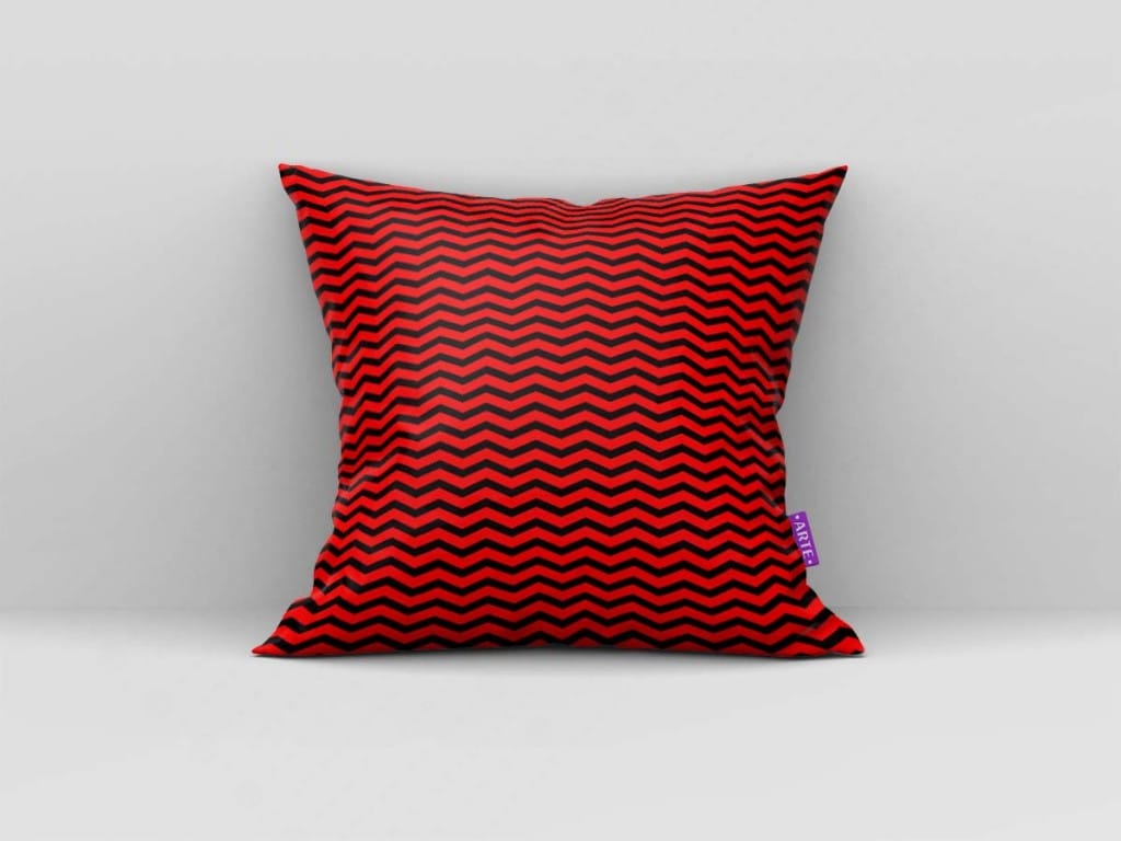 ARTE PARA ALMOFADA DE ZIG ZAG PRETO E VERMELHO - KIT CARS DIGITAL PAPER-4863
