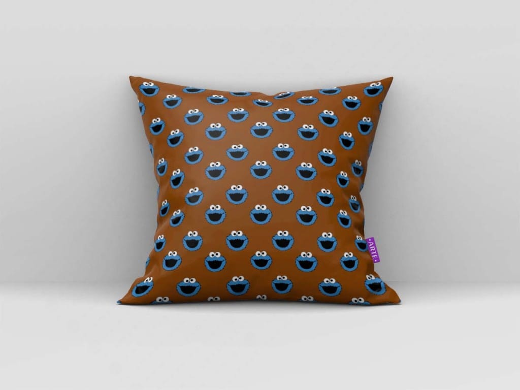 ARTE PARA ALMOFADA DE MINIATURAS  - KIT COOKIE MONSTER DIGITAL PAPER-4880