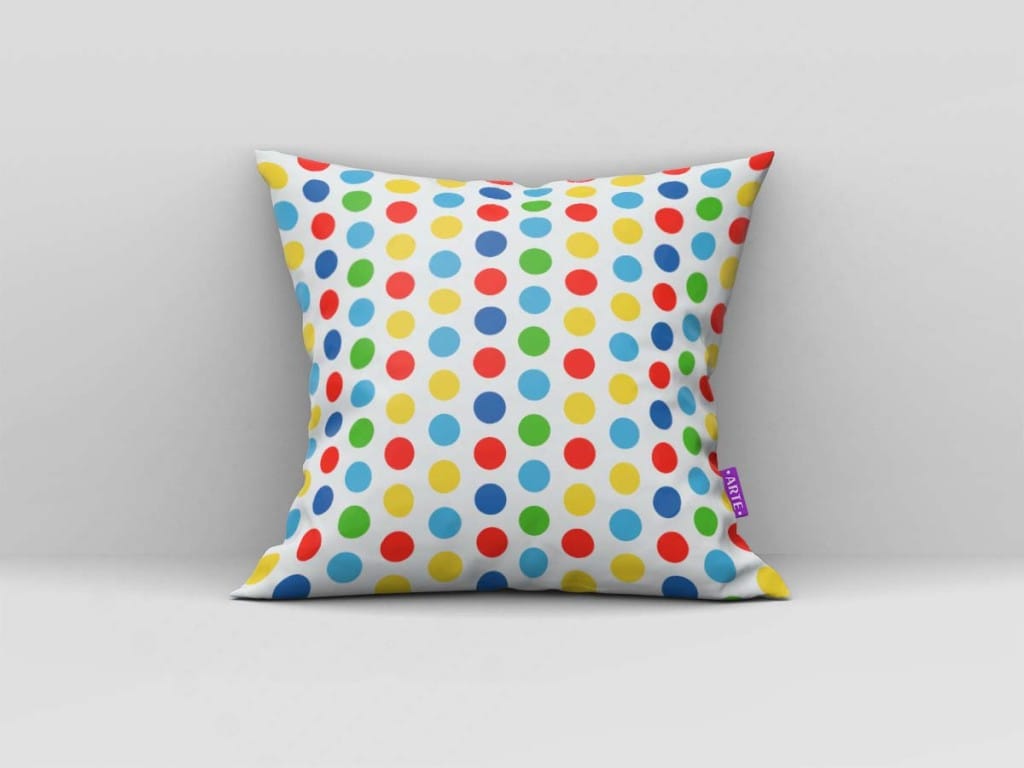 ARTE PARA ALMOFADA DE BOLINHAS COLORIDAS - KIT ELMO ROJO DIGITAL PAPER-4987