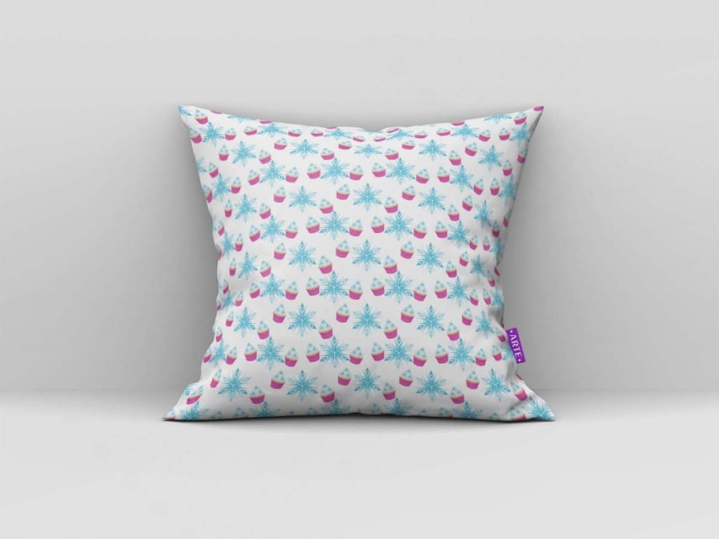 ARTE PARA ALMOFADA DE FLOCOS DE GELO - KIT FROZEN DGITAL PAPER-5013