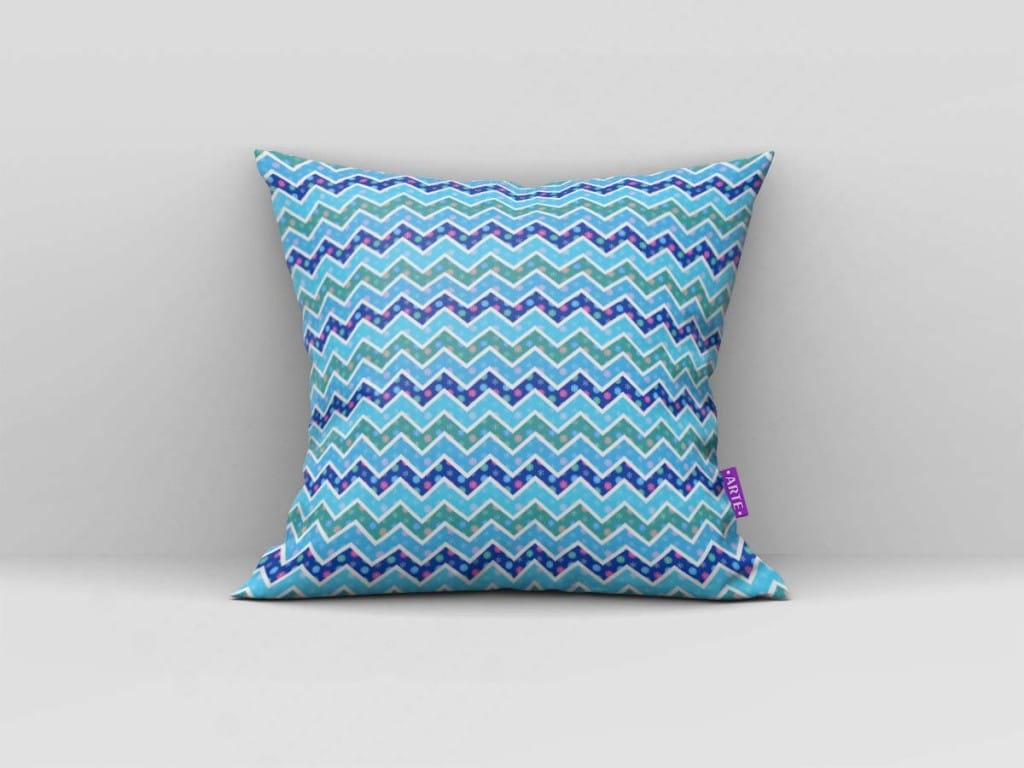 ARTE PARA ALMOFADA DE ZIG ZAG COM FLOCOS DE GELO - KIT FROZEN PAPEL DIGITAL-5042