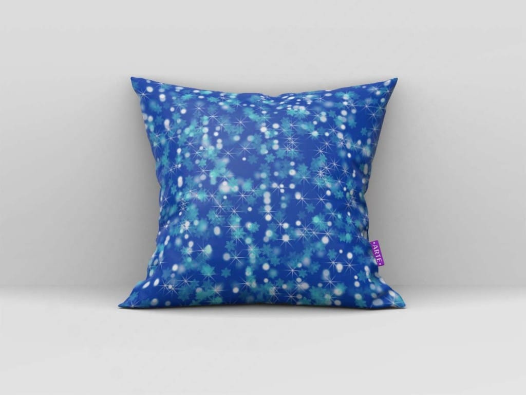 ARTE PARA ALMOFADA DE ESTRELAS E LUZES DE CÉU ESTRELADO AZUL - KIT FROZEN PAPEL DIGITAL-5050