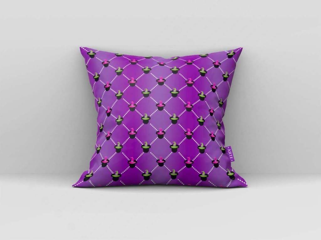 ARTE PARA ALMOFADA XADREZ E MINIATURAS - KIT HALLOWEEN MINNIE MOUSE DIGITAL PAPER SCRAPBOOK-5093