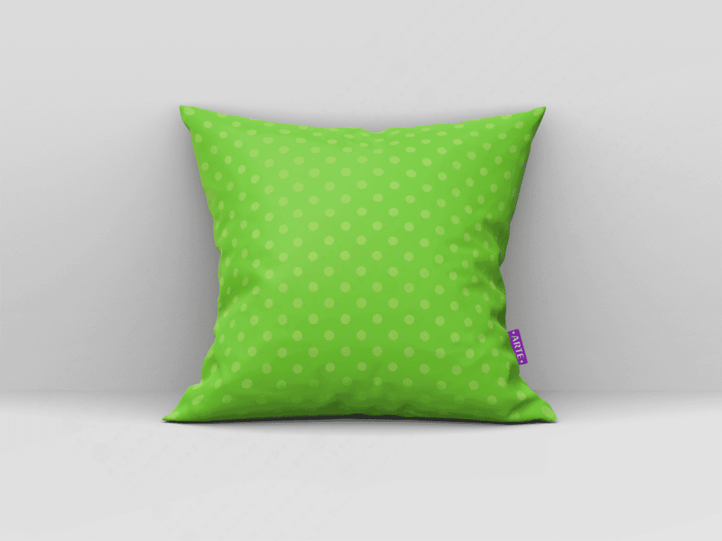 ARTE PARA ALMOFADA DE BOLINHAS COM FUNDO VERDE - KIT HOME DIGITAL PAPER CLIPART-5109