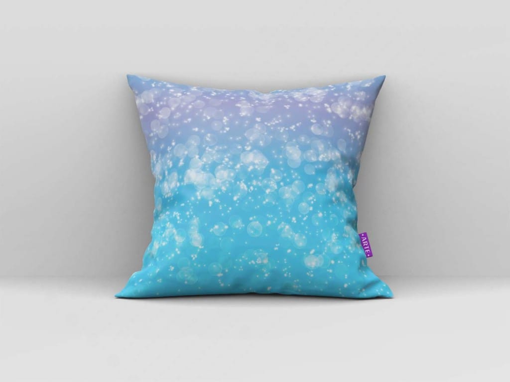 ARTE PARA ALMOFADA DE BOLHAS E BRILHO AZUL E ROXA - KIT A PEQUENA SEREIA PAPEL DIGITAL-5182