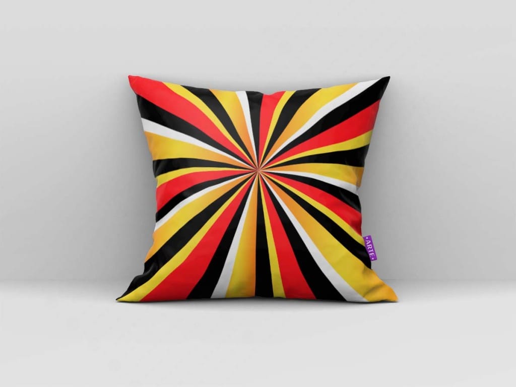 ARTE PARA ALMOFADA DE LISTRAS COLORIDAS EM FUNIL - KIT OS INCRÍVEIS PAPEL DIGITAL-5201