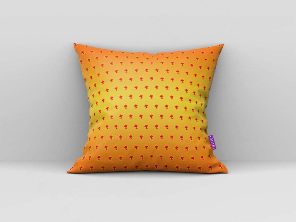 ARTE PARA ALMOFADA DEGRADÊ COM MINIATURAS DO ZEZÉ PÊRA - KIT OS INCRÍVEIS PAPEL DIGITAL-5209