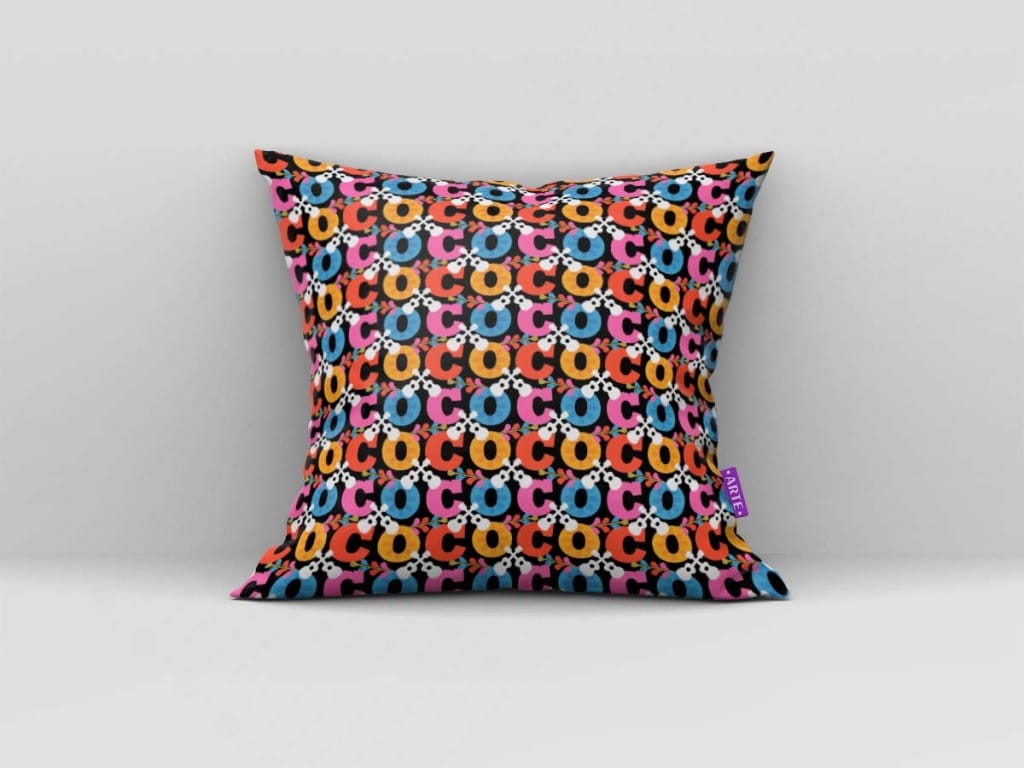 ARTE PARA ALMOFADA - KIT COCO PAPEL MÁGICO-5220