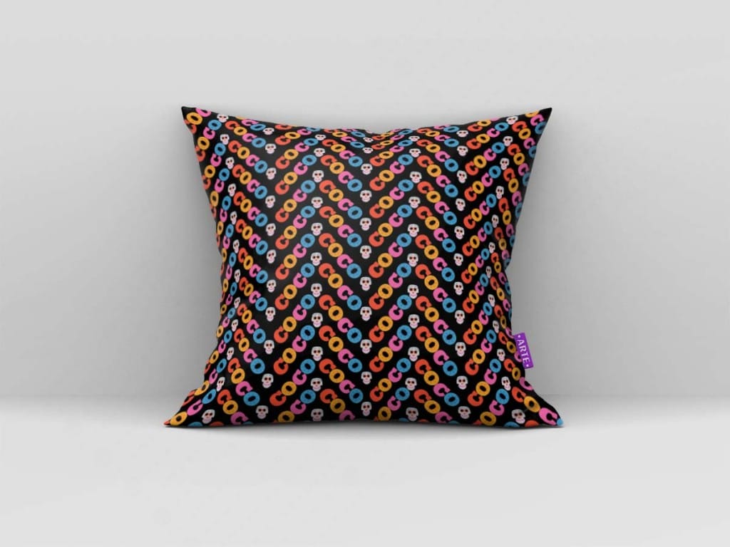 ARTE PARA ALMOFADA DE ZIG ZAG COLORIDOS COM LETRAS - KIT COCO PAPEL MÁGICO-5224