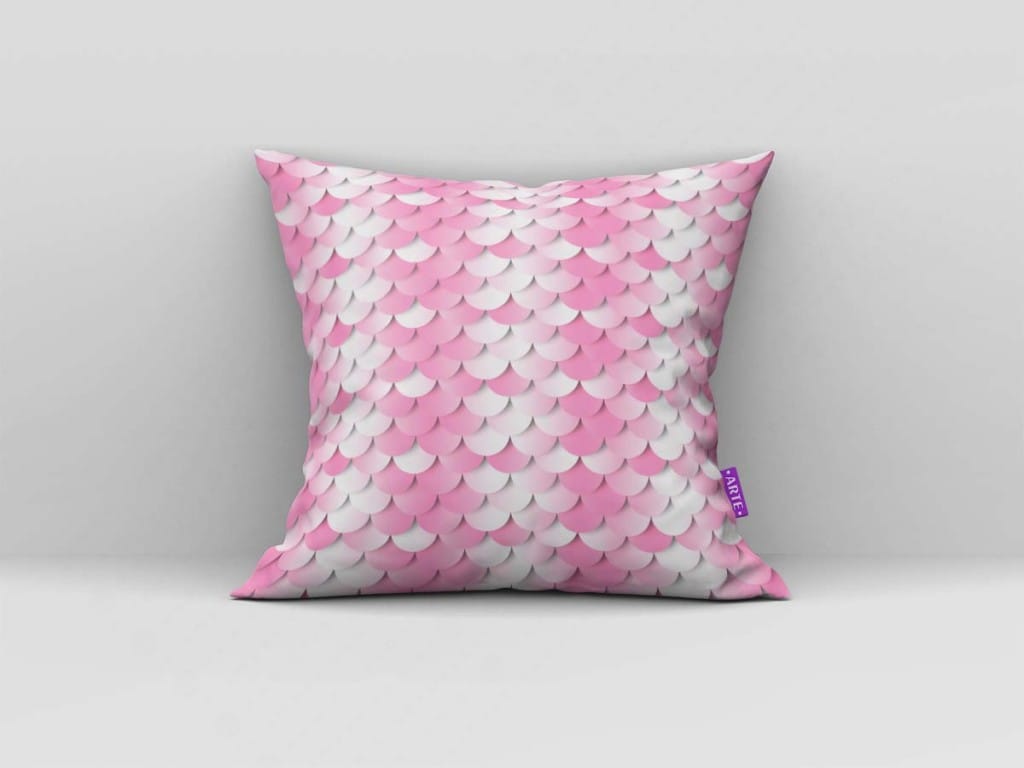 ARTE PARA ALMOFADA DEGRADÊ ROSA - KIT ESCAMAS DE SEREIA PAPEL DIGITAL-5243