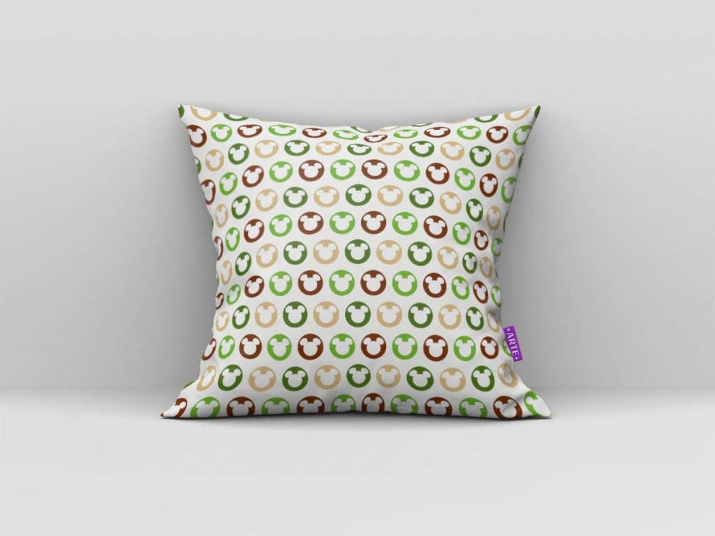 ARTE PARA ALMOFADA DE MINIATURAS - KIT MICKEY MOUSE SAFARI-5267