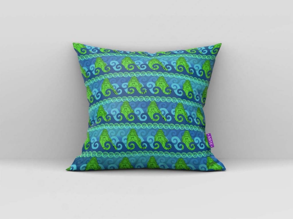 ARTE PARA ALMOFADA DE LINHAS ONDULADAS - KIT MOANA PAPEL DIGITAL - PAPEL MÁGICO-5351