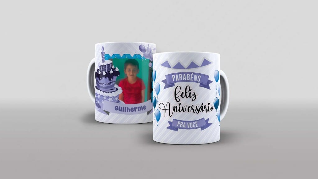 ARTE PARA CANECA DE FELIZ ANIVERSÁRIO COM NOME E FOTO-5377