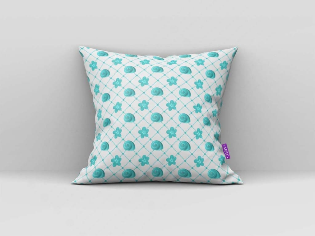 ARTE PARA ALMOFADA XADREZ TURQUESA - KIT MOANA PAPEL MÁGICO-5382