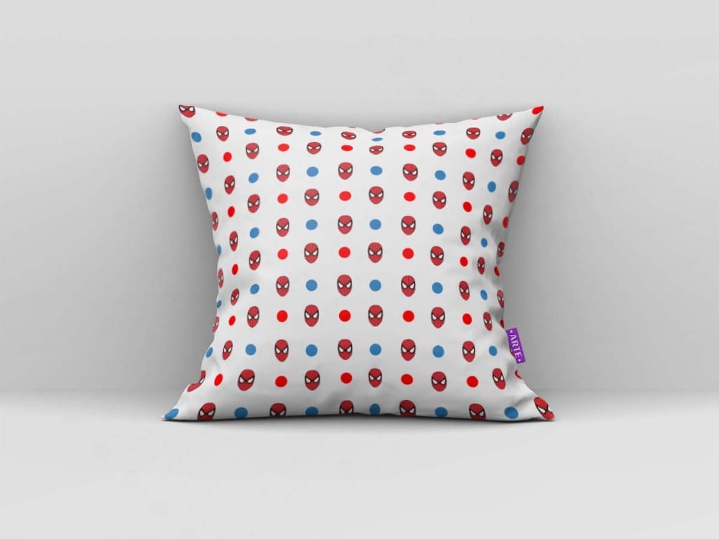 ARTE PARA ALMOFADA DE MINIATURAS E BOLINHAS - KIT HOMEM ARANHA-5526