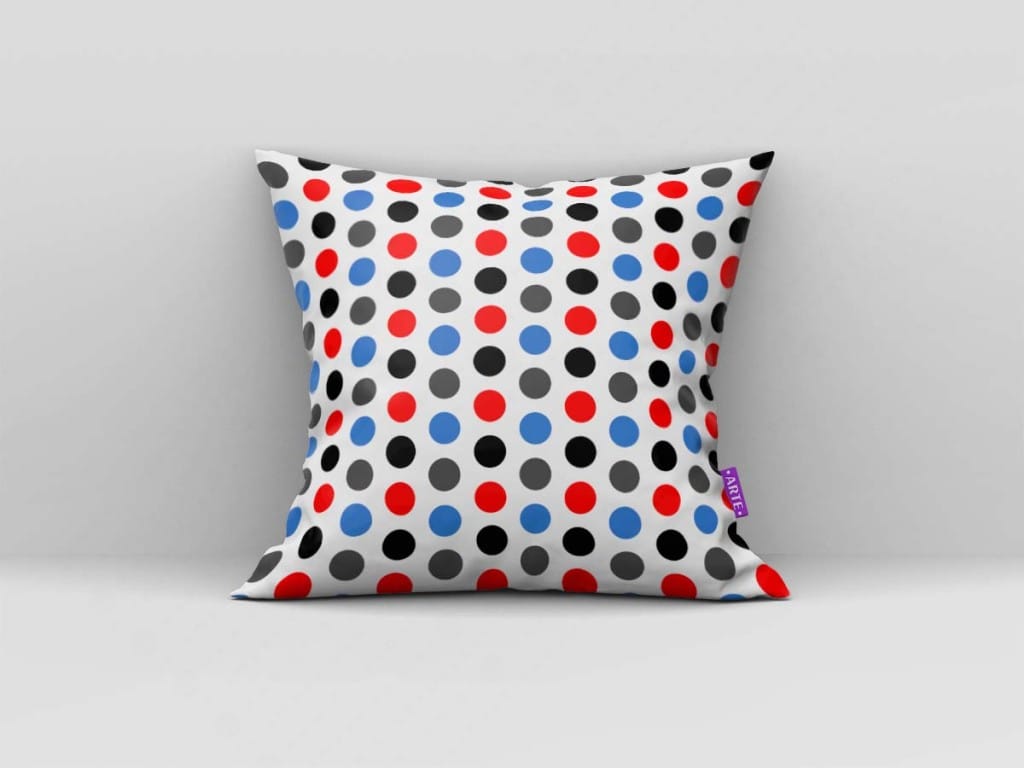 ARTE PARA ALMOFADA DE BOLINHAS COLORIDAS - KIT HOMEM ARANHA-5527