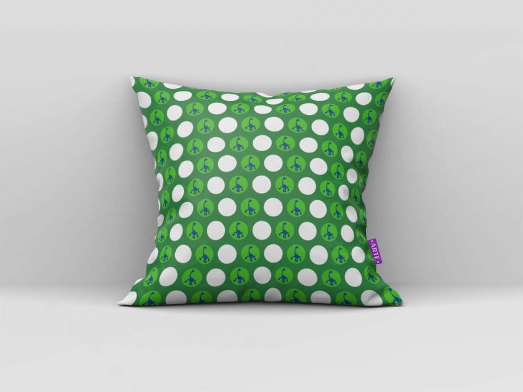 ARTE PARA ALMOFADA DE BOLINHAS COM MINIATURAS - KIT O BOM DINOSSAURO PAPEL MÁGICO-5695