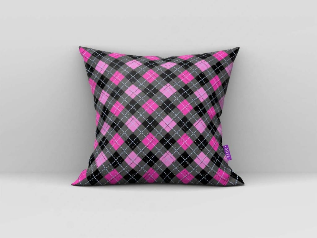 ARTE PARA ALMOFADA XADREZ - KIT VAMPIRINA BRILHO PAPEL MÁGICO-5780