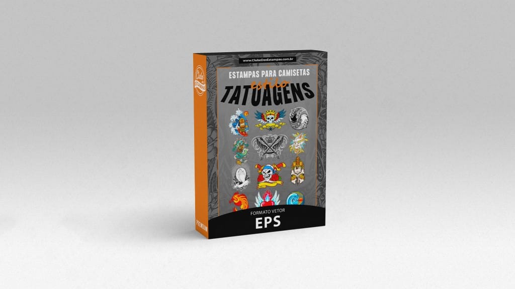 PACOTE ESTAMPAS PARA CAMISETAS ESTILO TATUAGEM-5922