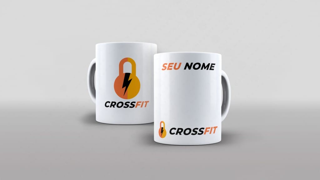 ARTE CROSSFIT COM NOME 3 PARA CANECA CLUBE DAS ESTAMPAS-5942