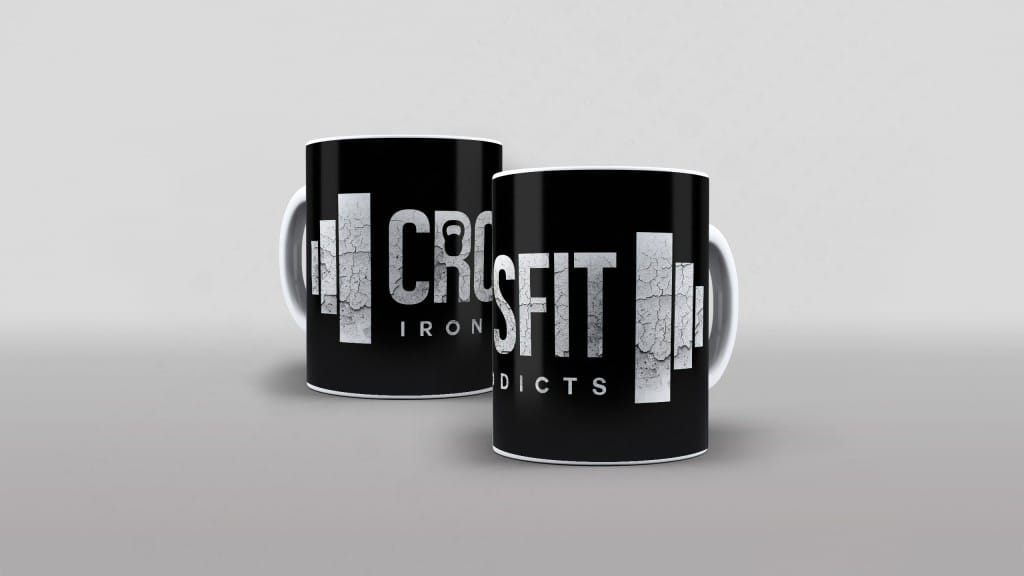ARTE CROSSFIT IRON ADDICTS PARA CANECA CLUBE DAS ESTAMPAS-5946