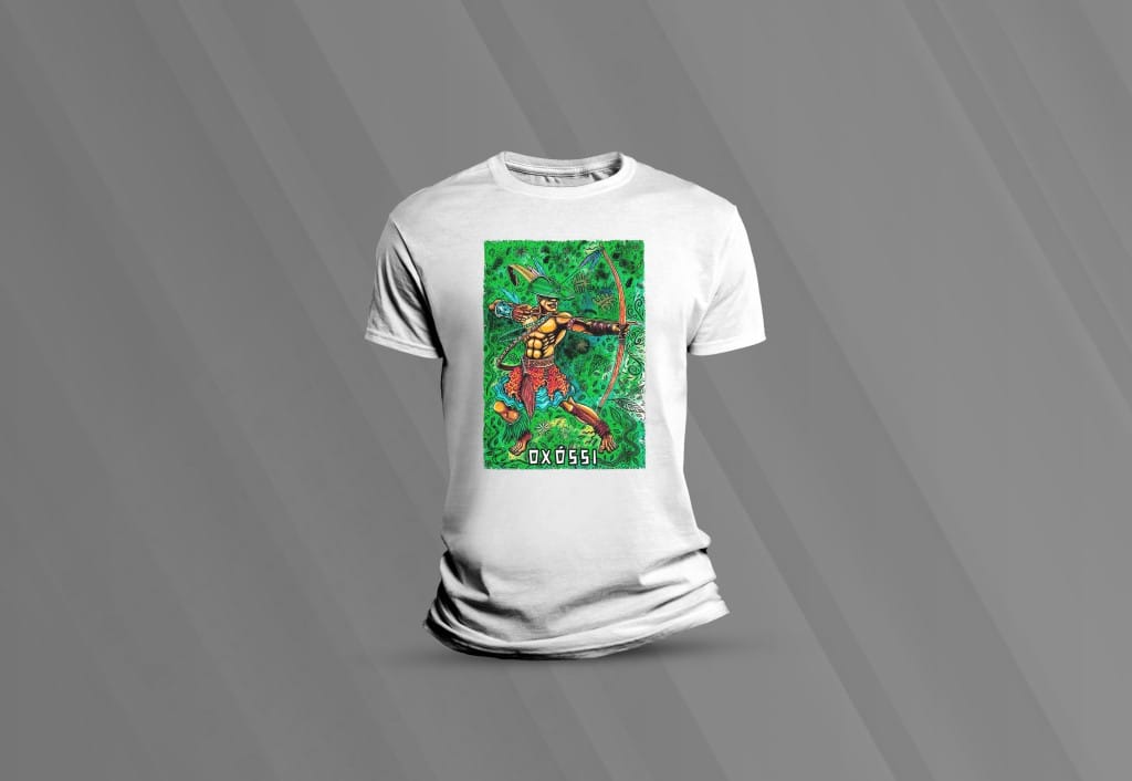 ARTE ORIXA OXOSSI - OXÓSSI-5978